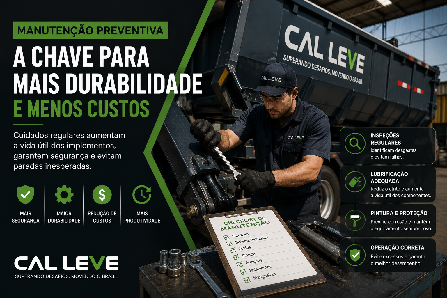 Manutenção Preventiva em Implementos Rodoviários: Como Aumentar a Vida Útil