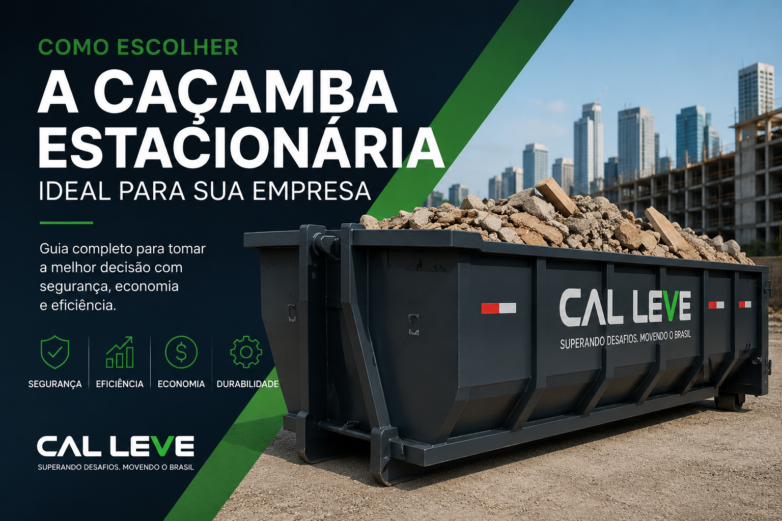 Como Escolher a Caçamba Estacionária Ideal para Sua Empresa